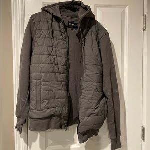 Full Zip Long Sleeve Puffer Jacket